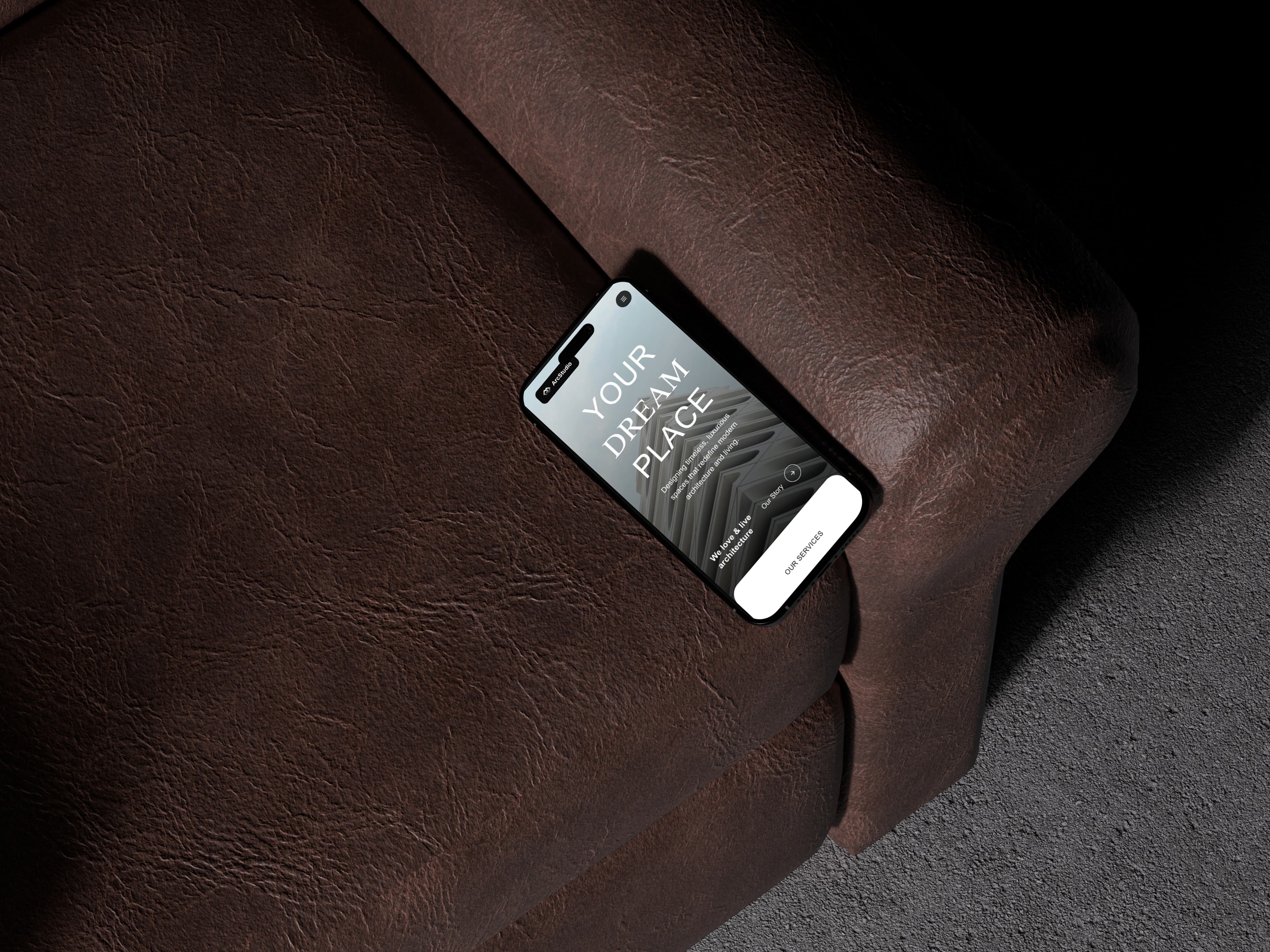 ArcStudio Projekt – Mobile Ansicht