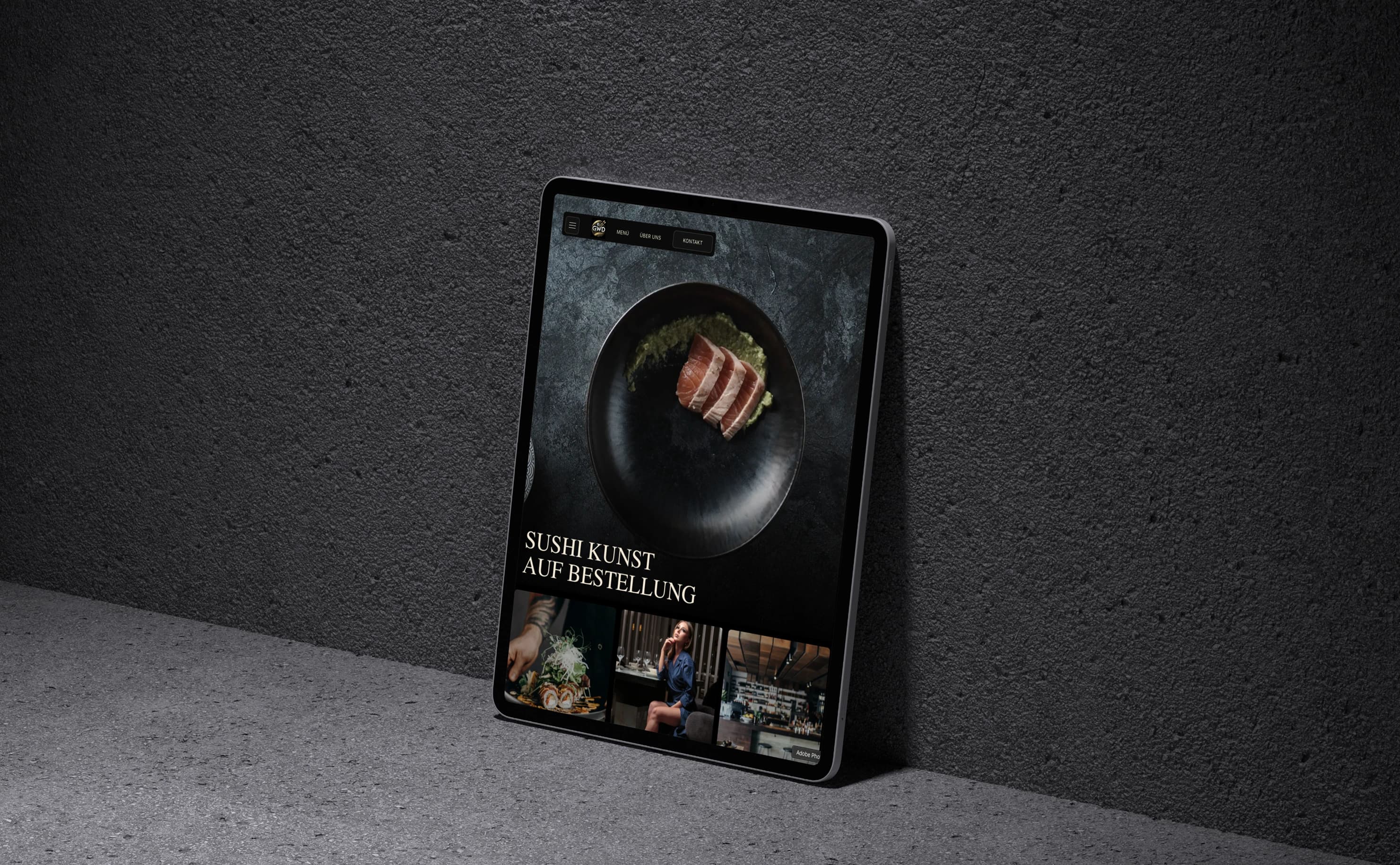 Sushy Tablet Ansicht