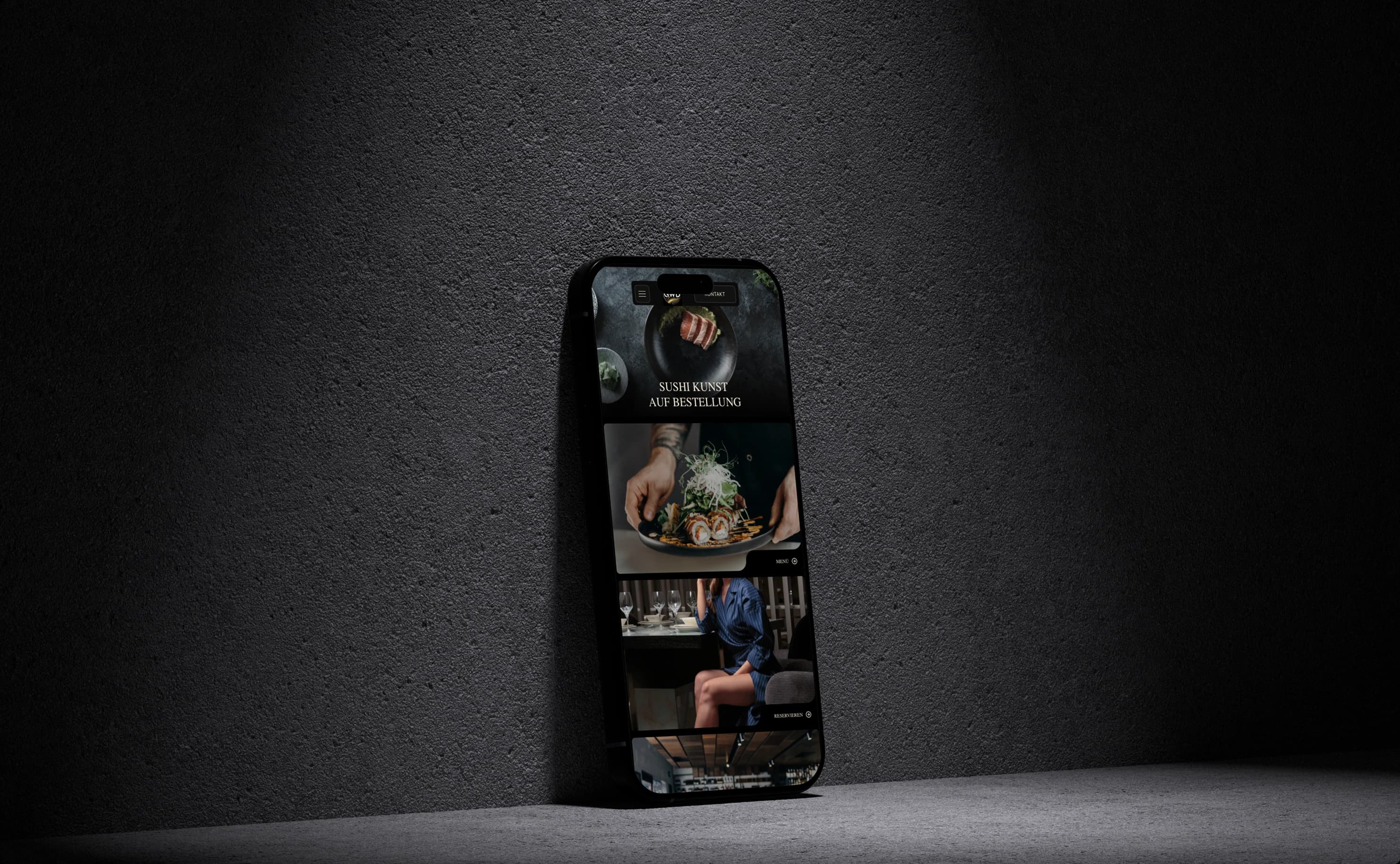 Sushy Mobile Ansicht